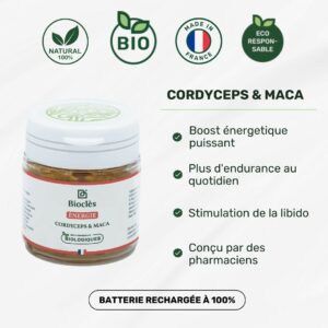 Gélules Energie - Cordyceps & Maca