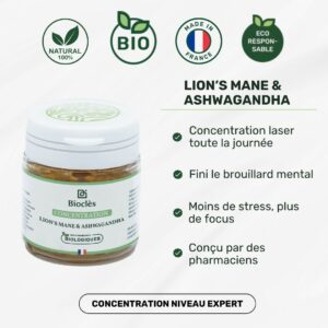 Gélules Concentration - Lion's Mane & Ashwagandha